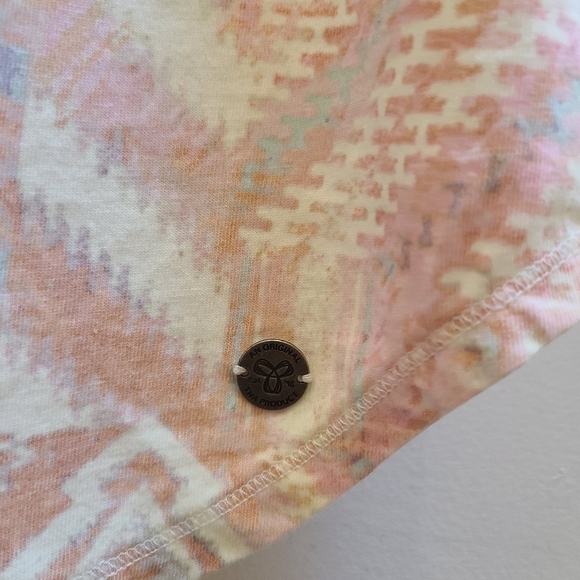 ARITZIA - TNA 100% Cotton Mini Dress - Abstract Pastel Print -  Size L - Picture 5 of 9